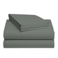 Bamboo Bed Sheet Set - Hypoallergenic Bedding Blend From Natural Bamboo Fiber - Resists Wrinkles  4 Piece  Fitted Sheet